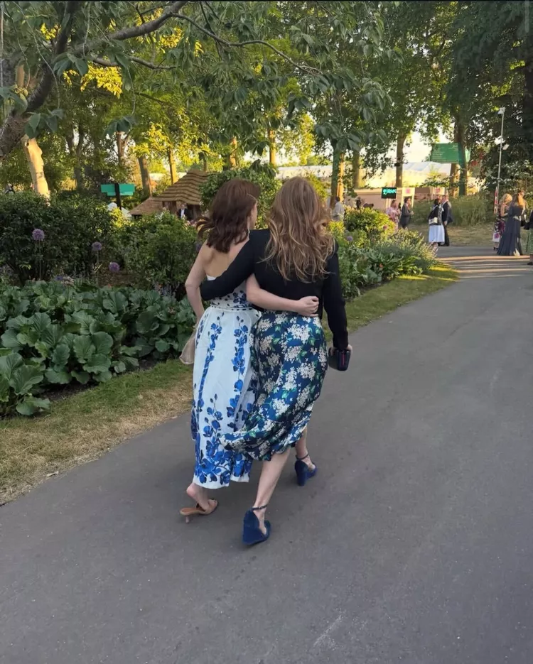 Princess Eugenie and Princess Beatrice at the Chelsea Flower Show on May 20.Instagram