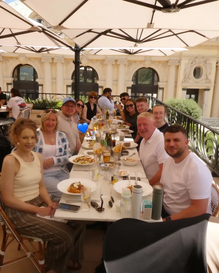 The Roberts family were celebrating Nicola's dad's 60th birthday