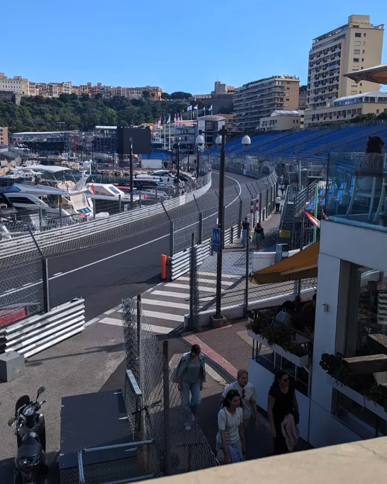 Nicola got a glimpse of the Monaco F1 circuit
