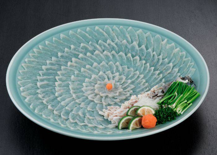 Fugu sashimi