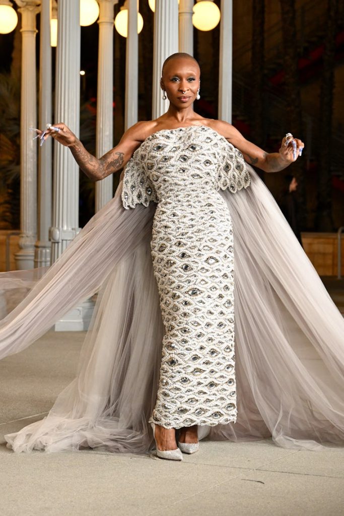 Cynthia Erivo at the 2025 LACMA Art + Film Gala held at LACMA on November 01, 2025 in Los Angeles