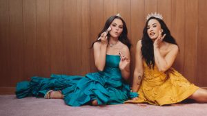 Selena Gomez and Demi Lovato Reunite for Rare Beauty Blush